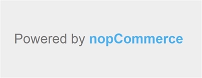 How to remove Powered by nopCommerce statement