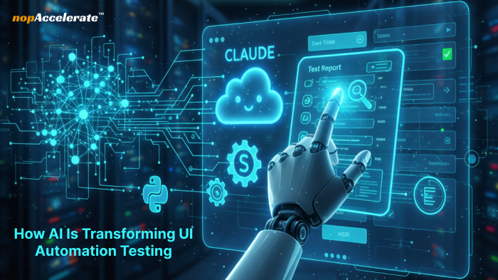 AI-assisted UI automation testing process improving software quality