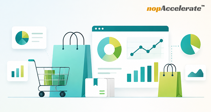 eCommerce store data analytics dashboard and reports